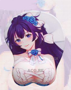 Tetra Calyx Boobs Mouse Pad Height 4cm Houkai Impact 3 3D Oppai Breast Game Mouse Pad