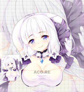 Illustrious Boobs Mouse Pad Azur Lane 3D Oppai Breast Anime Mouse Pad