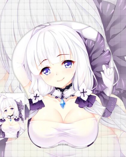 Illustrious Boobs Mouse Pad Azur Lane 3D Oppai Breast Anime Mouse Pad
