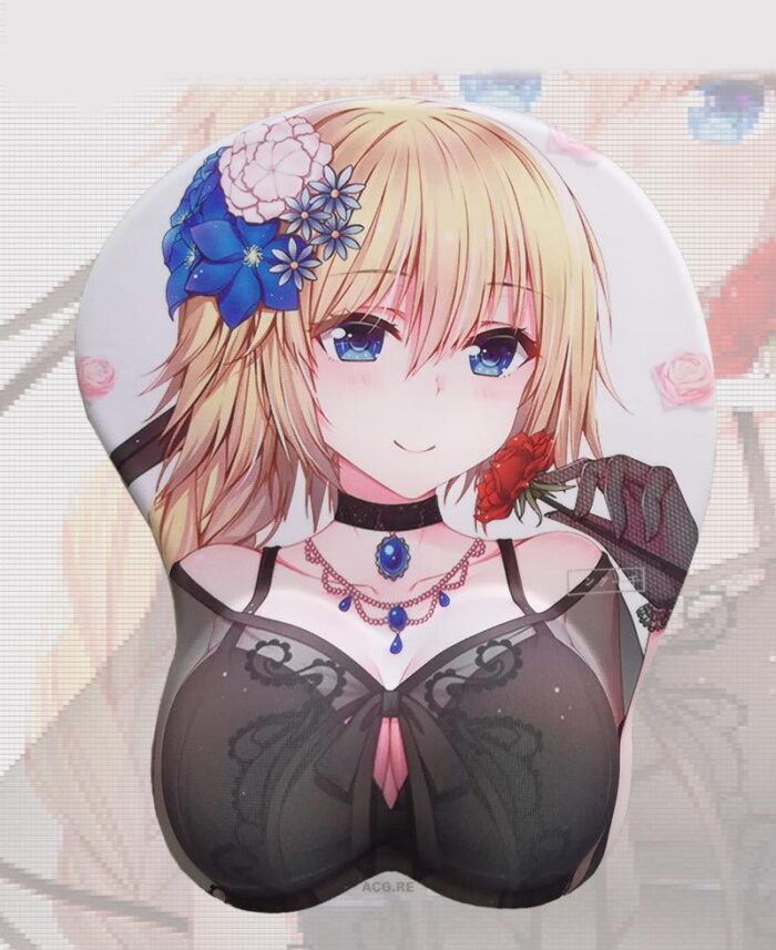 Jeanne d'Arc (Alter) FateGrand Order Ver 2 Jeanne d'Arc (Alter) Boobs Mouse Pad Height 4cm Fate Grand Order 3D Oppai Breast Game Mouse Pad