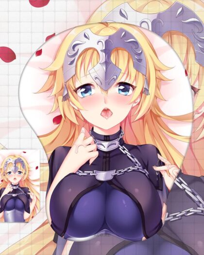 Joan of Arc Boobs Mouse Pad Fate Grand Order 3D Oppai Breast Anime Mouse Pad