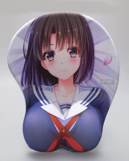 Kato Megumi Boobs Mouse Pad Height 4cm Saenai Heroine no Sodatekata 3D Oppai Breast Anime Mouse Pad