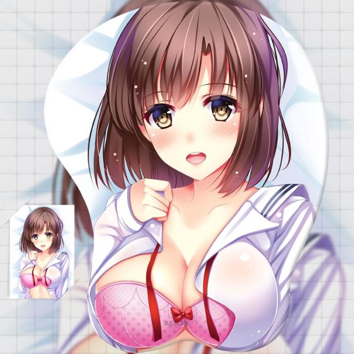 Katou Megumi Boobs Mouse Pad Saekano How to Raise a Boring Girlfriend 3D Oppai Breast Anime Mouse Pad Katou Megumi Boobs Mouse Pad Saekano How to Raise a Boring Girlfriend 3D Oppai Breast Anime Mouse Pad