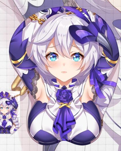 Kiana Kaslana Boobs Mouse Pad Honkai Impact 3 3D Oppai Breast Anime Mouse Pad
