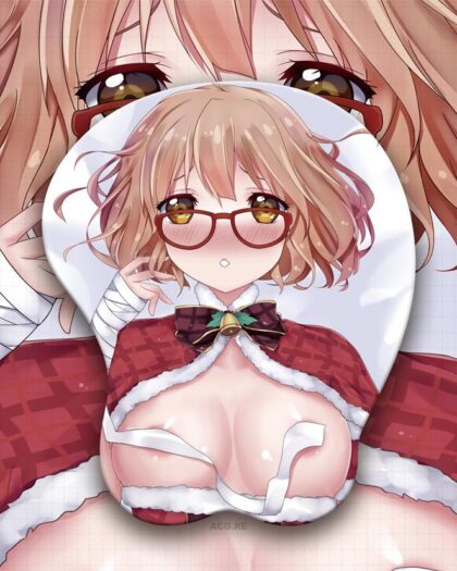 Kuriyama Mirai Boobs Mouse Pad Beyond the Boundary 3D Oppai Breast Anime Mouse Pad