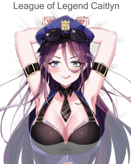 League of Legend Caitlyn 3D Boobs Mouse Pad The Sheriff of Piltover Boobs 3D Oppai Mouse Pad