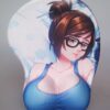Mei Boobs Mouse Pad Height 4cm Overwatch 3D Oppai Breast Game Mouse Pad
