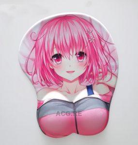 Momo Belia Deviluke Boobs Mouse Pad Height 4cm To Love-Ru Darkness 3D Oppai Breast Anime Mouse Pad