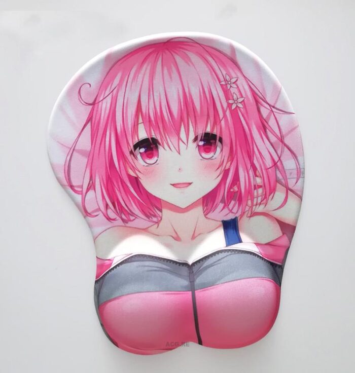 Momo Belia Deviluke To Love-Ru Darkness Momo Belia Deviluke Boobs Mouse Pad Height 4cm To Love-Ru Darkness 3D Oppai Breast Anime Mouse Pad