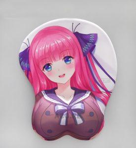 Nakano Nino Boobs Mouse Pad Height 4cm The Quintessential Quintuplets 3D Oppai Breast Anime Mouse Pad