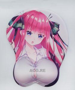 Nakano Nino Boobs Mouse Pad Height 4cm The Quintessential Quintuplets 3D Oppai Breast Anime Mouse Pad