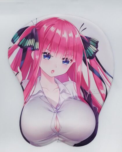 Nakano Nino Boobs Mouse Pad Height 4cm The Quintessential Quintuplets 3D Oppai Breast Anime Mouse Pad
