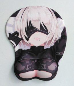 2B Boobs Mouse Pad Height 4cm Nier Automata 3D Oppai Breast Game Mouse Pad