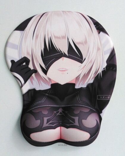 2B Boobs Mouse Pad Height 4cm Nier Automata 3D Oppai Breast Game Mouse Pad