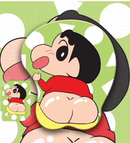 Nohara Hiroshi Butt Mouse Pad Crayon Shin-chan 3D Butt Ass Anime Mouse Pad
