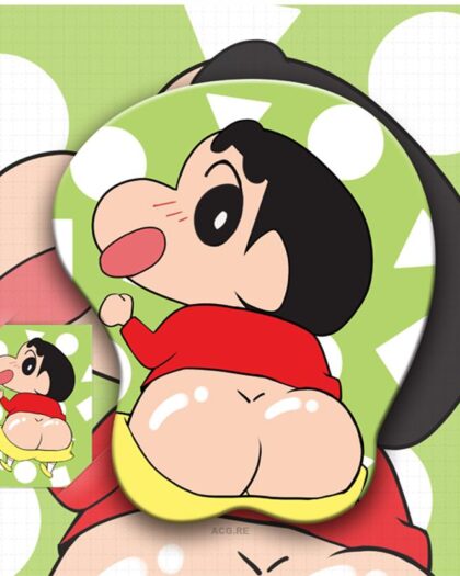 Nohara Hiroshi Butt Mouse Pad Crayon Shin-chan 3D Butt Ass Anime Mouse Pad