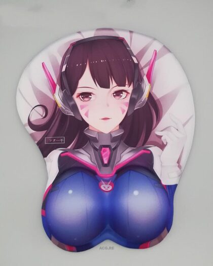 D.va Boobs Mouse Pad Height 4cm Overwatch 3D Oppai Breast Game Mouse Pad