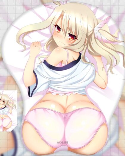 Illyasviel von Einzbern Butt Mouse Pad Fate Stay Night 3D Butt Ass Anime Mouse Pad