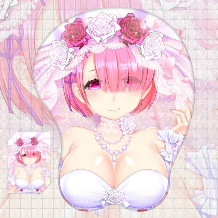 Ram Boobs Mouse Pad ReZero 3D Oppai Breast Anime Mouse Pad Ram Boobs Mouse Pad ReZero 3D Oppai Breast Anime Mouse Pad