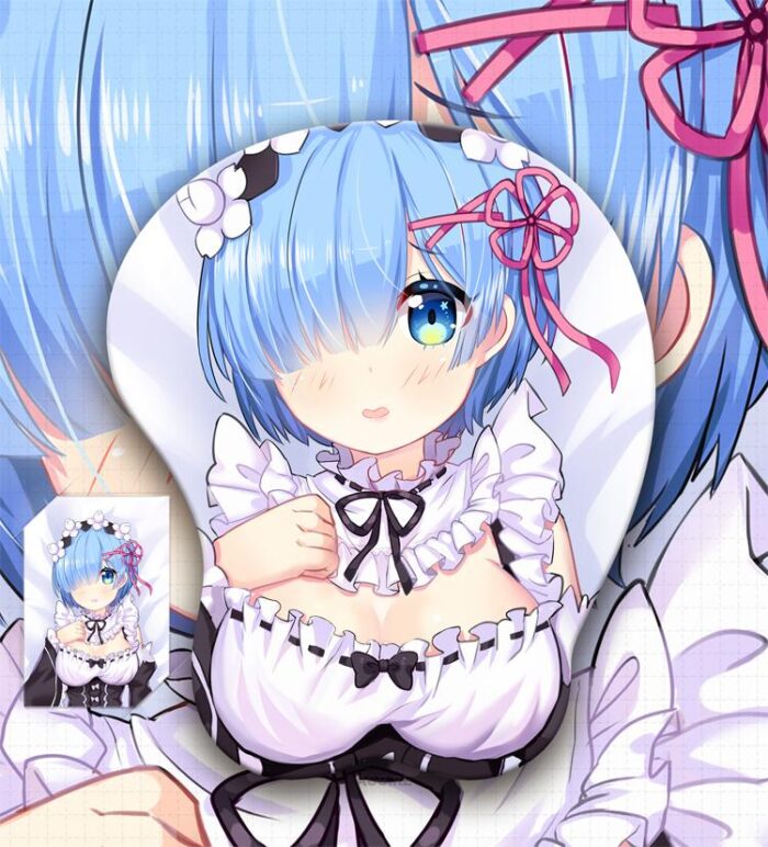 Rem Boobs Mouse Pad ReZero 3D Oppai Breast Anime Mouse Pad Rem Boobs Mouse Pad ReZero 3D Oppai Breast Anime Mouse Pad