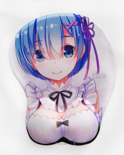 Rem Boobs Mouse Pad Height 4cm ReZero 3D Oppai Breast Anime Mouse Pad