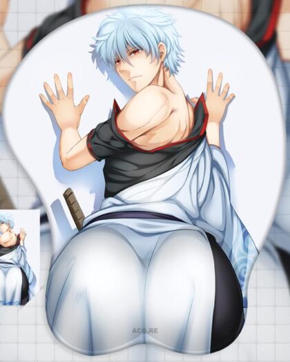 Sakata Gintoki Butt Mouse Pad Gintama 3D Butt Ass Anime Mouse Pad