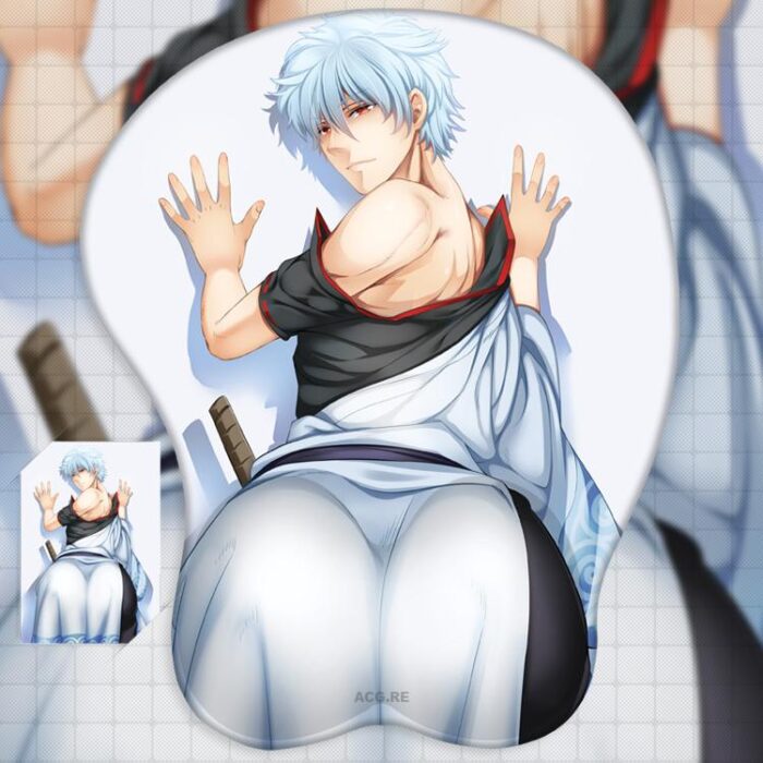 Sakata Gintoki Butt Mouse Pad Gintama 3D Butt Ass Anime Mouse Pad
