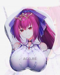 Scáthach Boobs Mouse Pad Height 4cm Fate Grand Order 3D Oppai Breast Game Mouse Pad