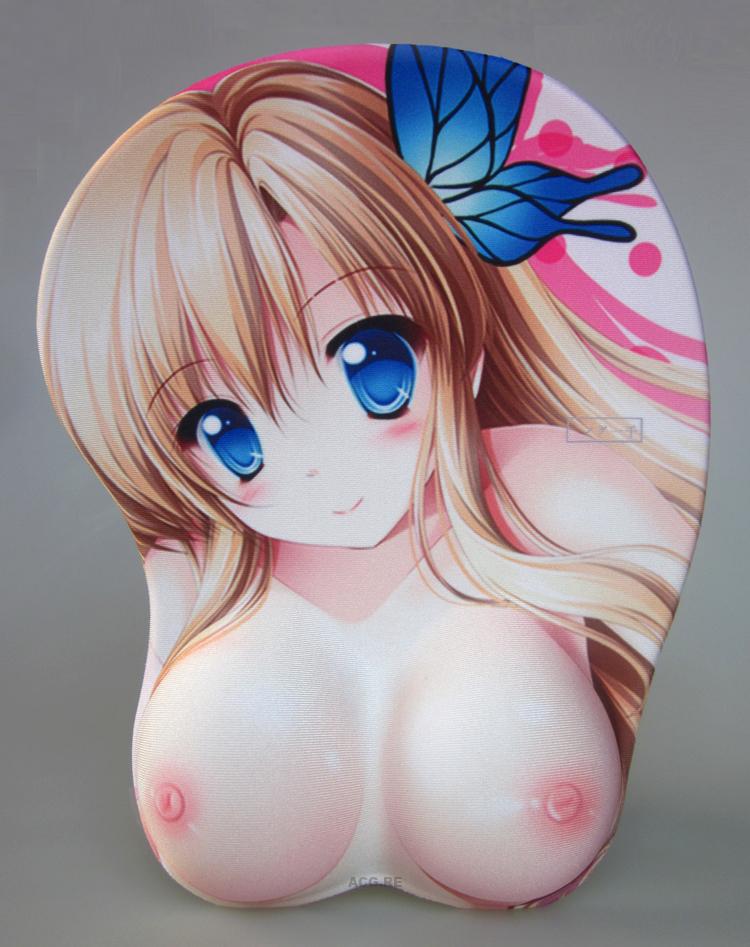 Mouse Pad Haganai 3D Oppai Breast Anime Mouse Pad Made from SBR Smooth Anim...