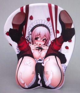 Super Sonico Boobs Mouse Pad Height 4cm Super Sonico 3D Oppai Breast Anime Mouse Pad