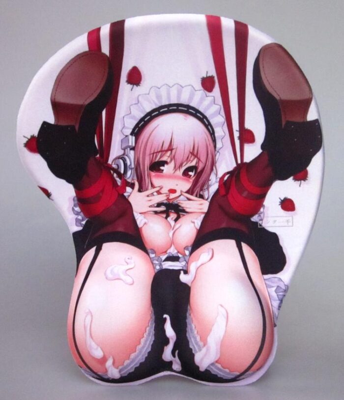 Super Sonico Super Sonico Boobs Mouse Pad Height 4cm Super Sonico 3D Oppai Breast Anime Mouse Pad