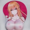 Asuna Boobs Mouse Pad Height 4cm Sword Art Online 3D Oppai Breast Anime Mouse Pad
