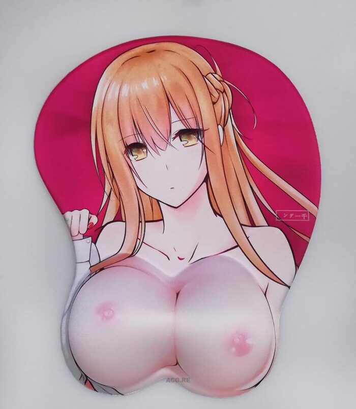 Asuna Boobs Mouse Pad Height 4cm Sword Art Online 3D Oppai Breast Anime Mouse Pad