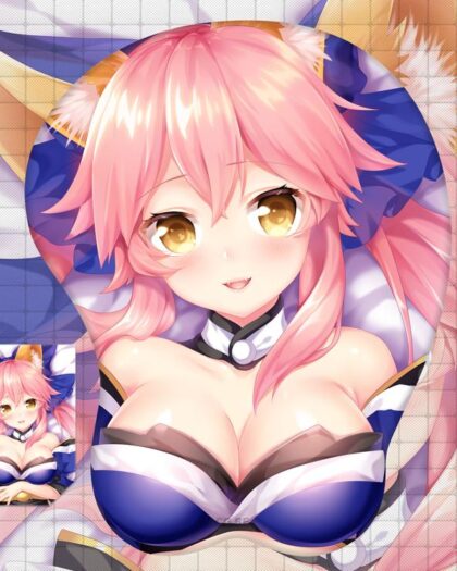 Tamamo no Mae Boobs Mouse Pad Fate Grand Order 3D Oppai Breast Anime Mouse Pad