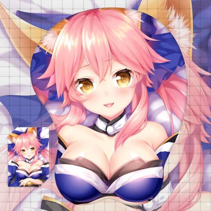 Tamamo no Mae Boobs Mouse Pad Fate Grand Order 3D Oppai Breast Anime Mouse Pad Tamamo no Mae Boobs Mouse Pad Fate Grand Order 3D Oppai Breast Anime Mouse Pad