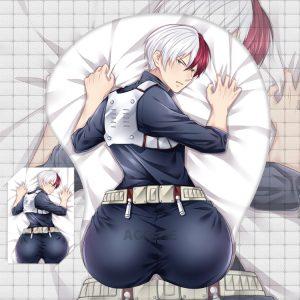 Todoroki Shouto Butt Mouse Pad My Hero Academia 3D Butt Ass Anime Mouse Pad