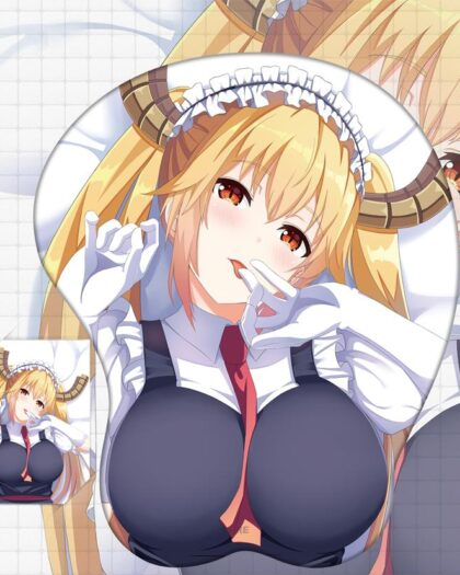 Tohru Boobs Mouse Pad Miss Kobayashi's Dragon Maid 3D Oppai Breast Anime Mouse Pad