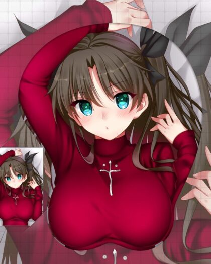 Tohsaka Rin Boobs Mouse Pad Fate Stay Night 3D Oppai Breast Anime Mouse Pad
