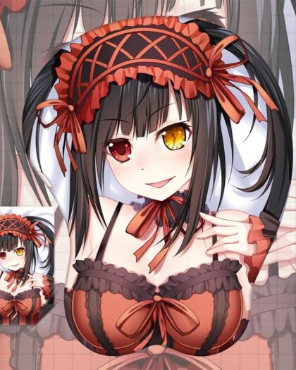 Tokisaki Kurumi Boobs Mouse Pad Date A Live 3D Oppai Breast Anime Mouse Pad