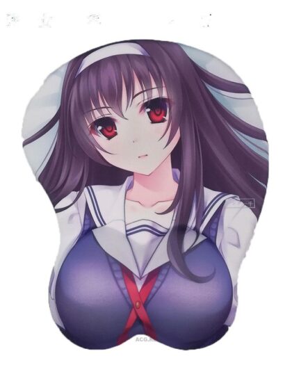 Utaha Kasumigaoka Boobs Mouse Pad Height 4cm Saenai Heroine no Sodatekata 3D Oppai Breast Anime Mouse Pad