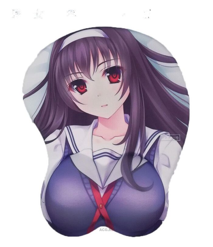 Utaha Kasumigaoka Boobs Mouse Pad Height 4cm Saenai Heroine no Sodatekata 3D Oppai Breast Anime Mouse Pad
