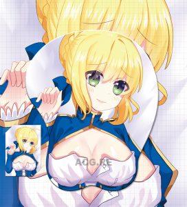 Saber Boobs Mouse Pad Fate Stay Night 3D Oppai Breast Anime Mouse Pad