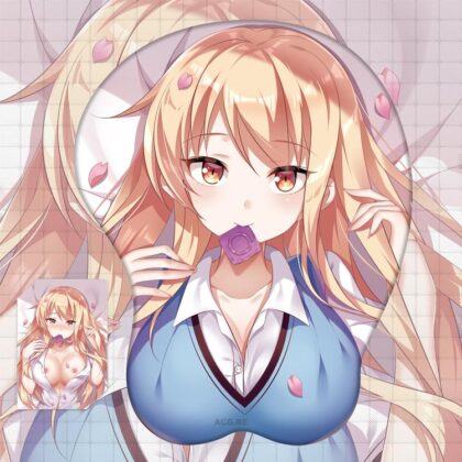 Shiina Mashiro Boobs Mouse Pad The Pet Girl of Sakurasou 3D Oppai Breast Anime Mouse Pad