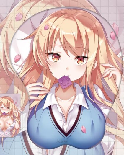 Shiina Mashiro Boobs Mouse Pad The Pet Girl of Sakurasou 3D Oppai Breast Anime Mouse Pad