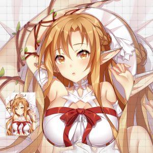 Yuuki Asuna Boobs Mouse Pad Sword Art Online 3D Oppai Breast Anime Mouse Pad