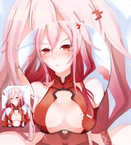 Yuzuriha Inori Boobs Mouse Pad Guilty Crown 3D Oppai Breast Anime Mouse Pad