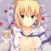 Original Design Saber Boobs Mouse Pad Fate Stay Night 3D Oppai Breast Anime Mouse Pad
