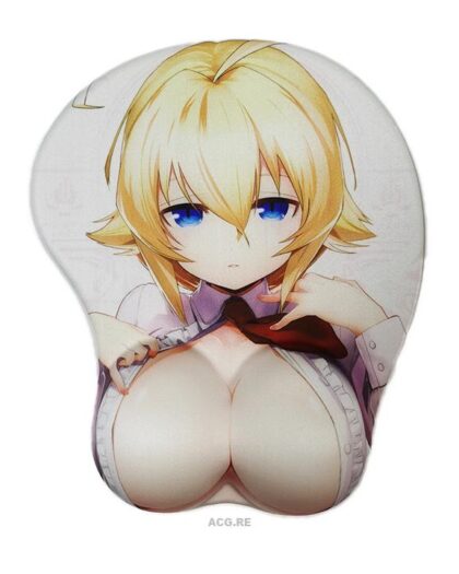 Hentai 3D Boobs Mouse Pad Yellow Hair Big Breast Mouse Pad