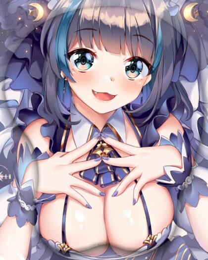 Cheshire 3D Oppai Mouse Pad