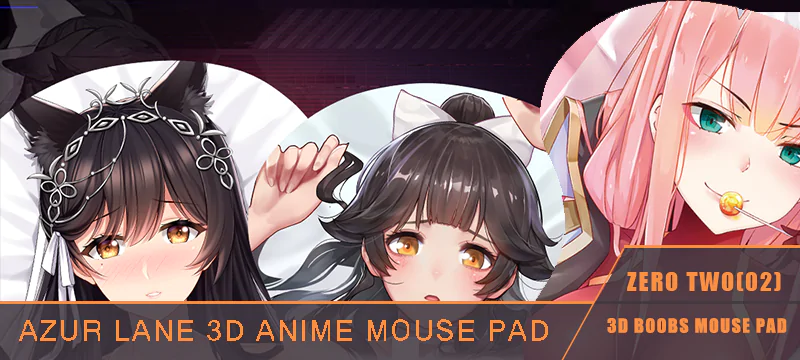 Azur Lane 3D Mouse PadBbanner